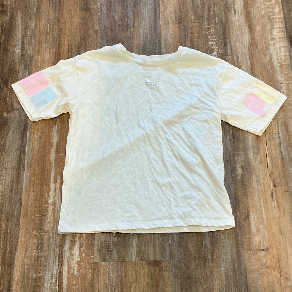 Puma Kids Tee with Pastel Accents